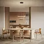 Ring-shaped LED pendant light OUREA Gold 4