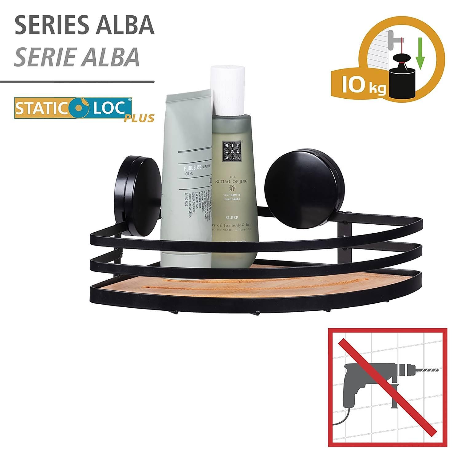 Alba tray Stainless steel Bamboo Brown Black 3