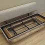 Daybed Sofa Creme 1970er Jahre 9