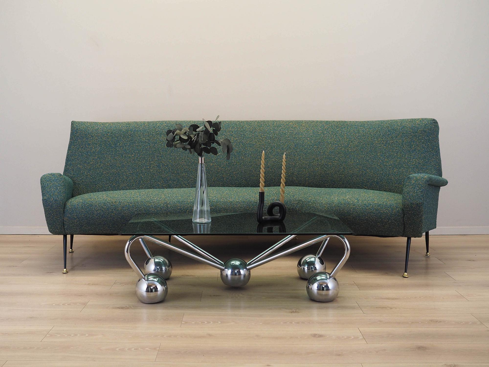 Melange-Sofa Green 1970s 1