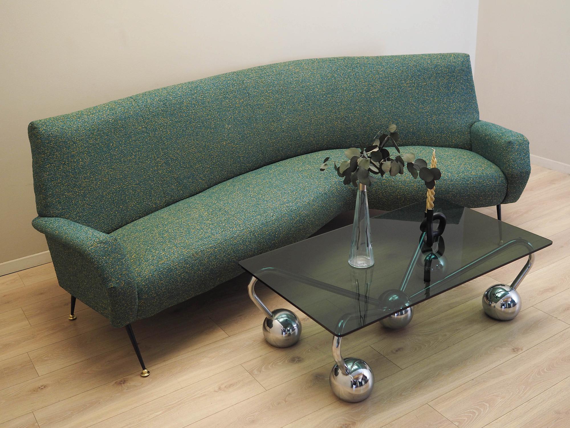 Melange-Sofa Grün 1970er Jahre 2