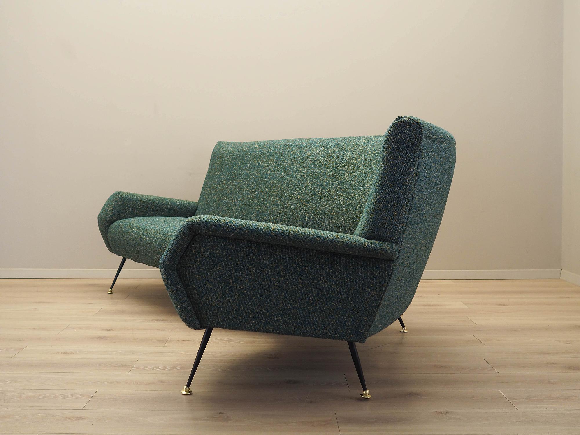 Melange-Sofa Green 1970s 4