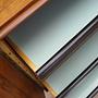 Teak sideboard brown 1970s 9