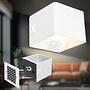 Borra Battery LED Wall Light Aluminium White 3