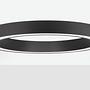 1-Light Morbido Ceiling Light Aluminium Black Ø80cm 1