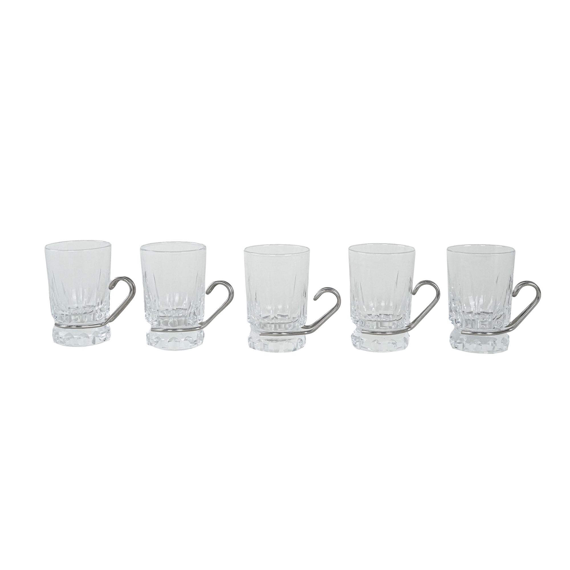 Tea glass set Transparent 1970s 0