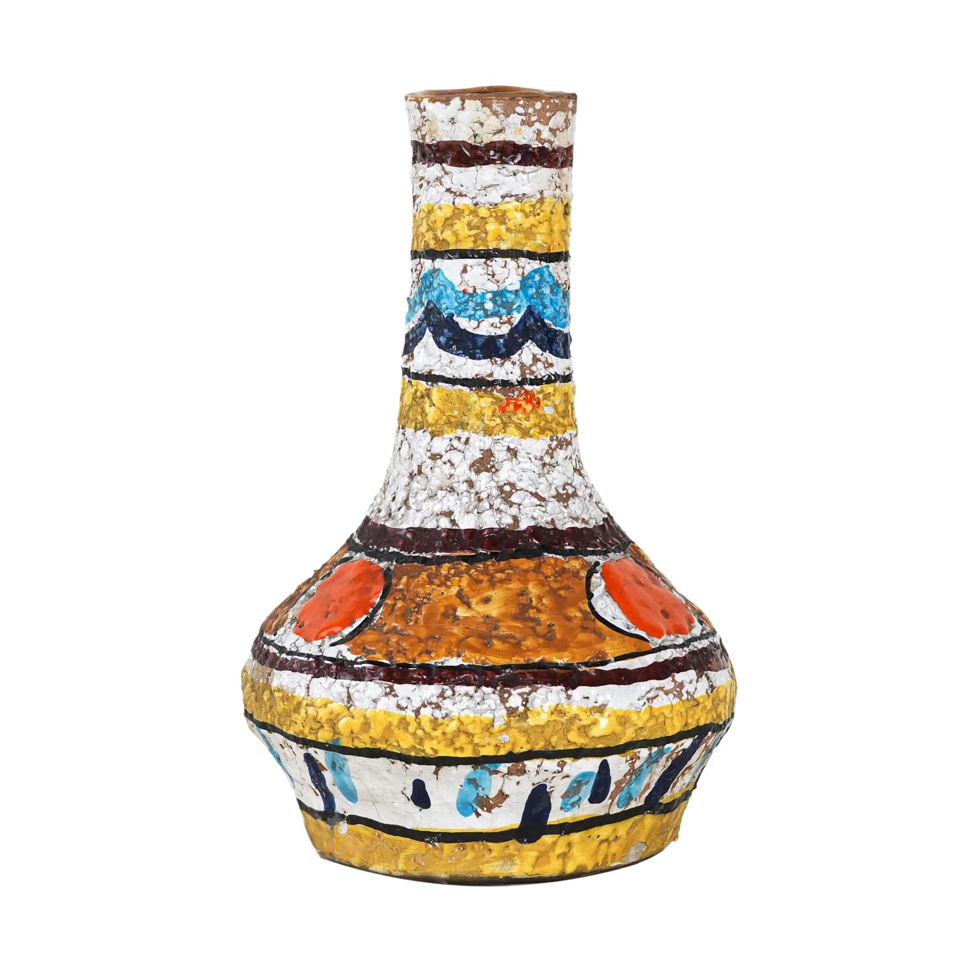 Ceramic vase Multicolored 1960s 0