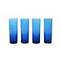 Glass set Cobalt blue 1970s 0