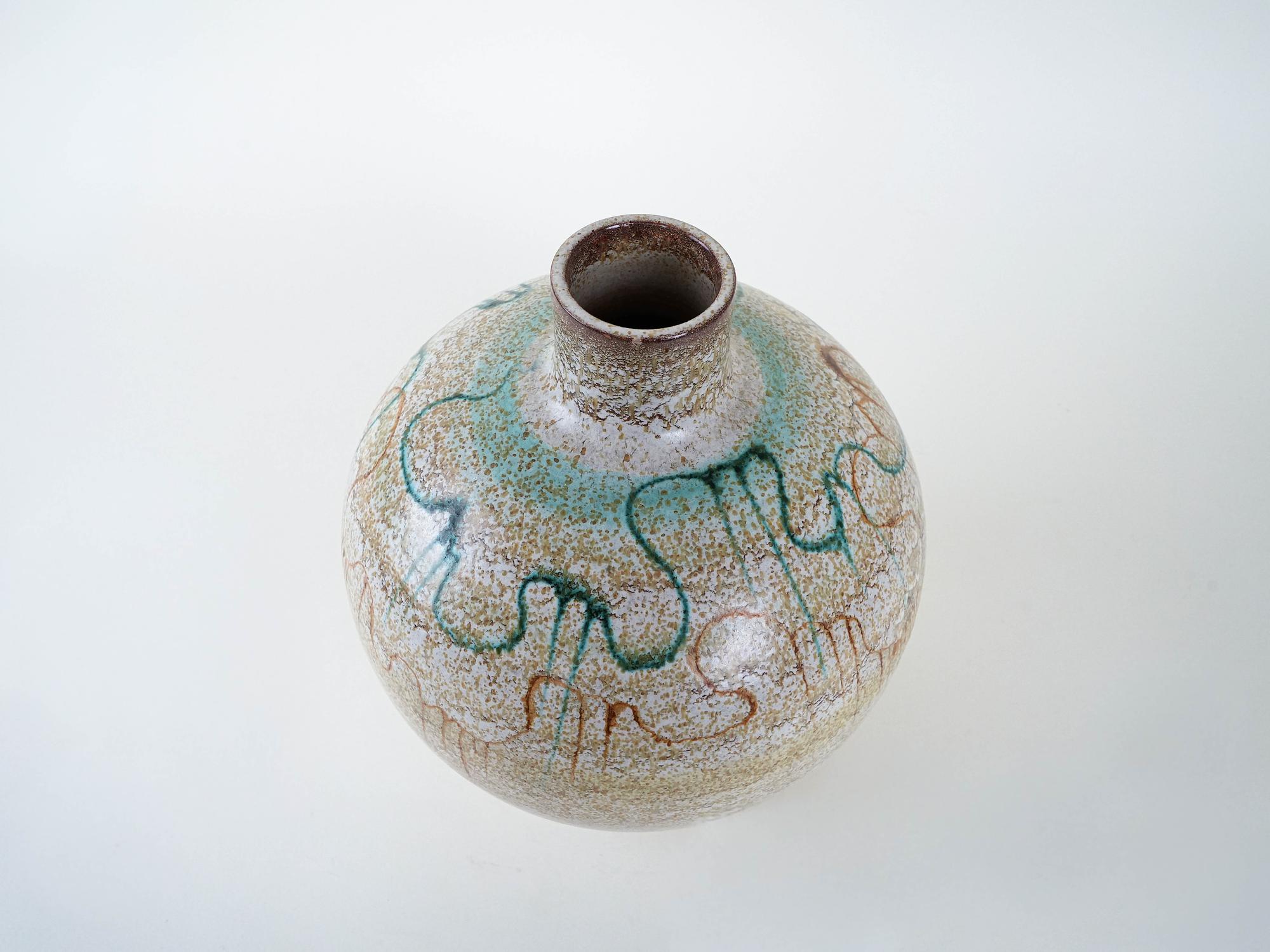 Ceramic vase Multicolored 1960s 5