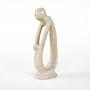 Abstract Sculpture Beige 1980s 1