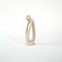 Abstract Sculpture Beige 1980s 2