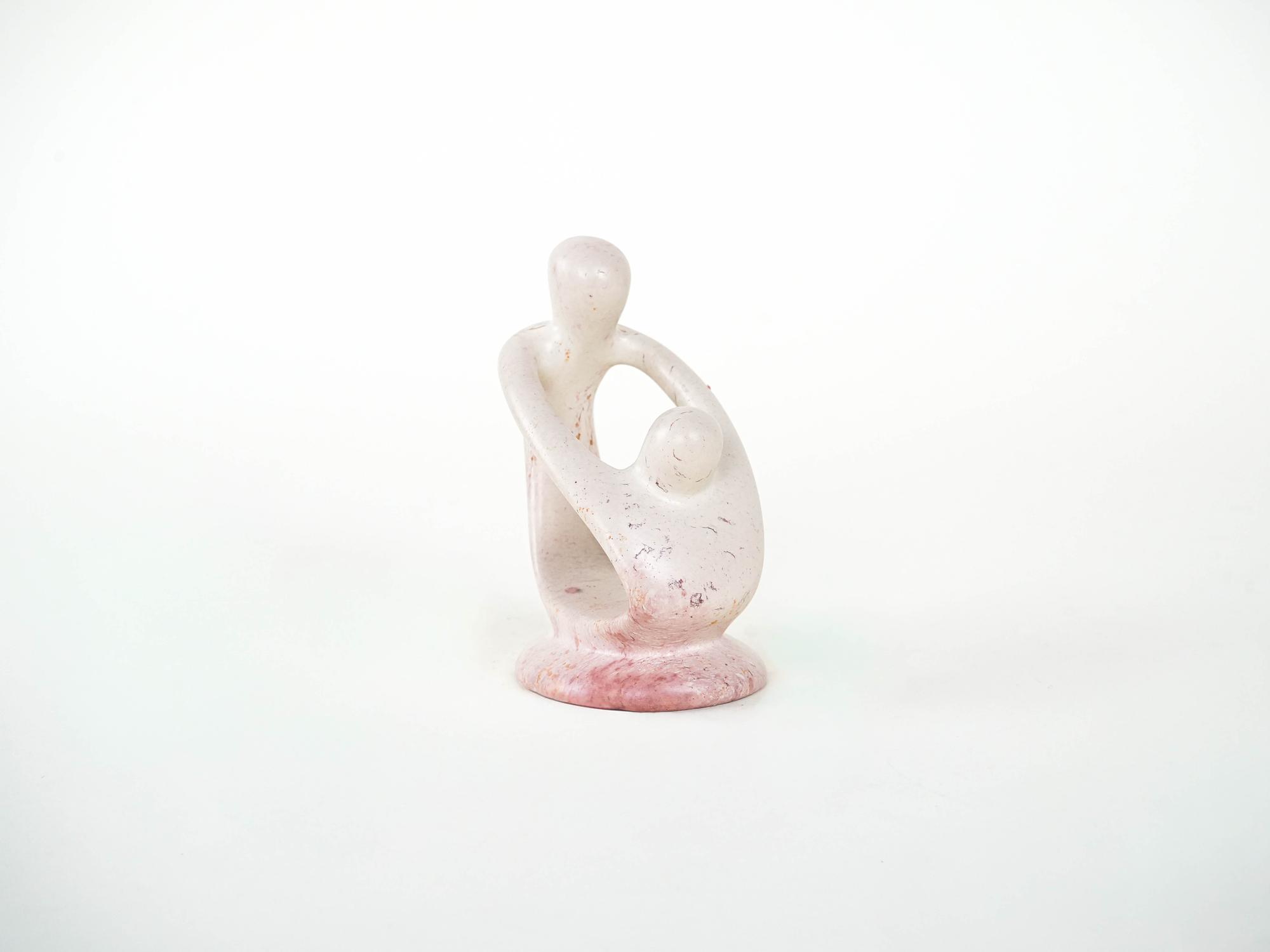 Abstract Sculpture Cream 1980s 4