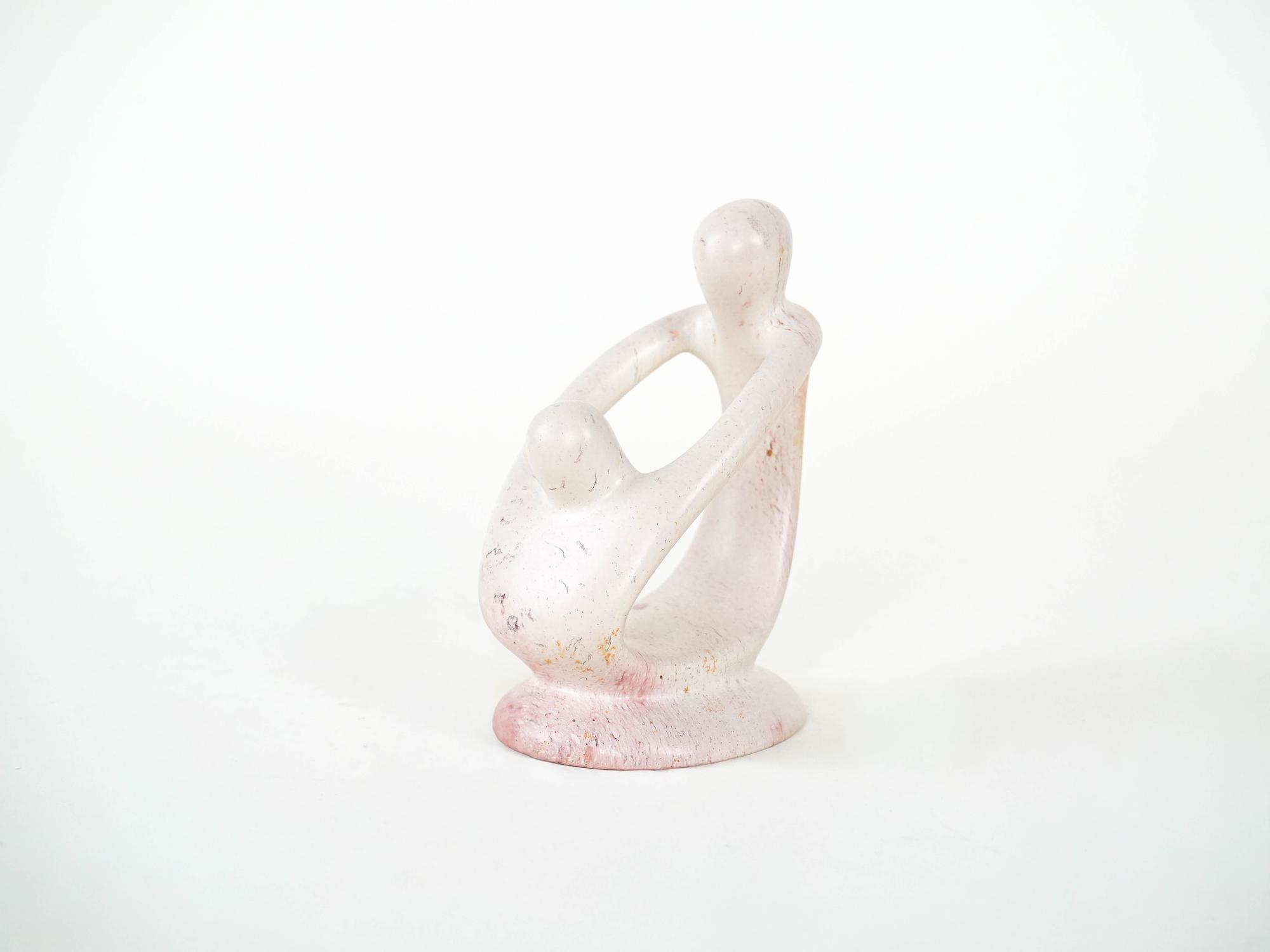 Abstract Sculpture Cream 1980s 6