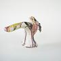 Ceramic bird sculpture Multi-colored 1970s 5