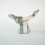 Ceramic bird sculpture Multicolored 1970s 2