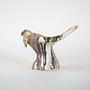 Ceramic bird sculpture Multi-colored 1970s 4