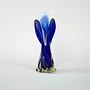 Kobaltvase Muranoglas Blau 1960er Jahre 3