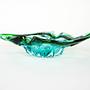 Plate Murano Glass Green 1960s 3