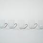 Tea glass set Transparent 1970s 3