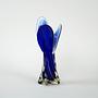 Kobaltvase Muranoglas Blau 1960er Jahre 2