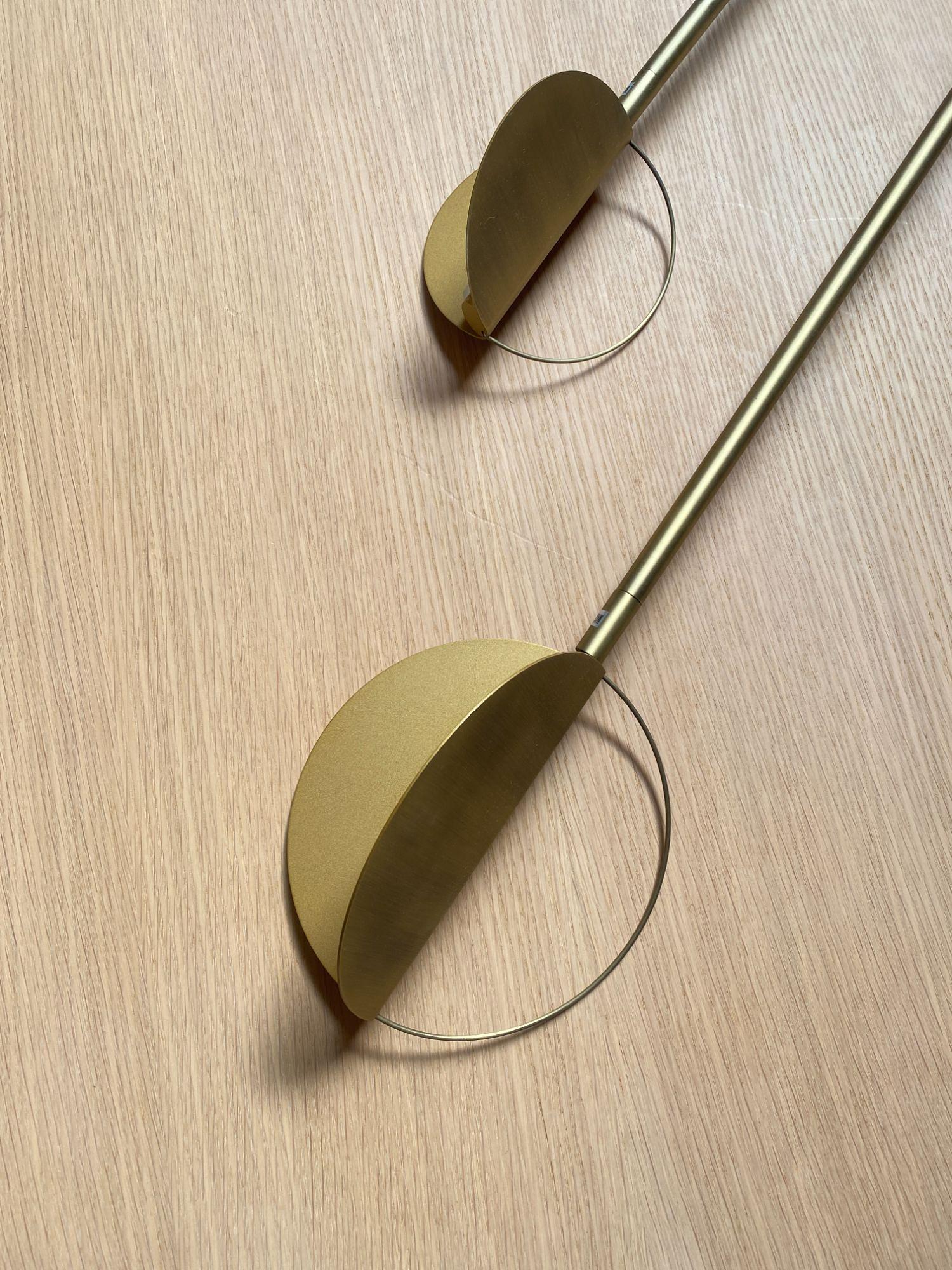 Leaves Wandlampe LED Metall Messing 4