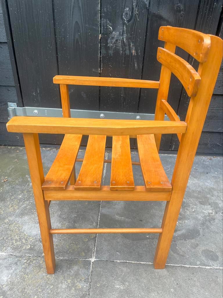 Kinderstuhl Holz Braun 1