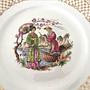 Mill of the Wolves Plate Set 4-Piece Multicolored 3