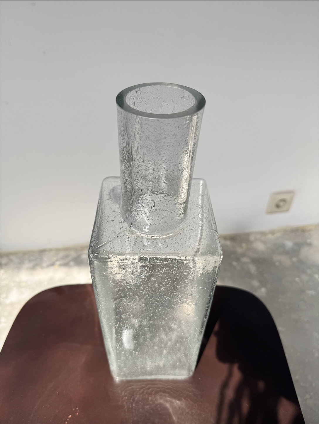 Veli Vase Glass Transparent 3