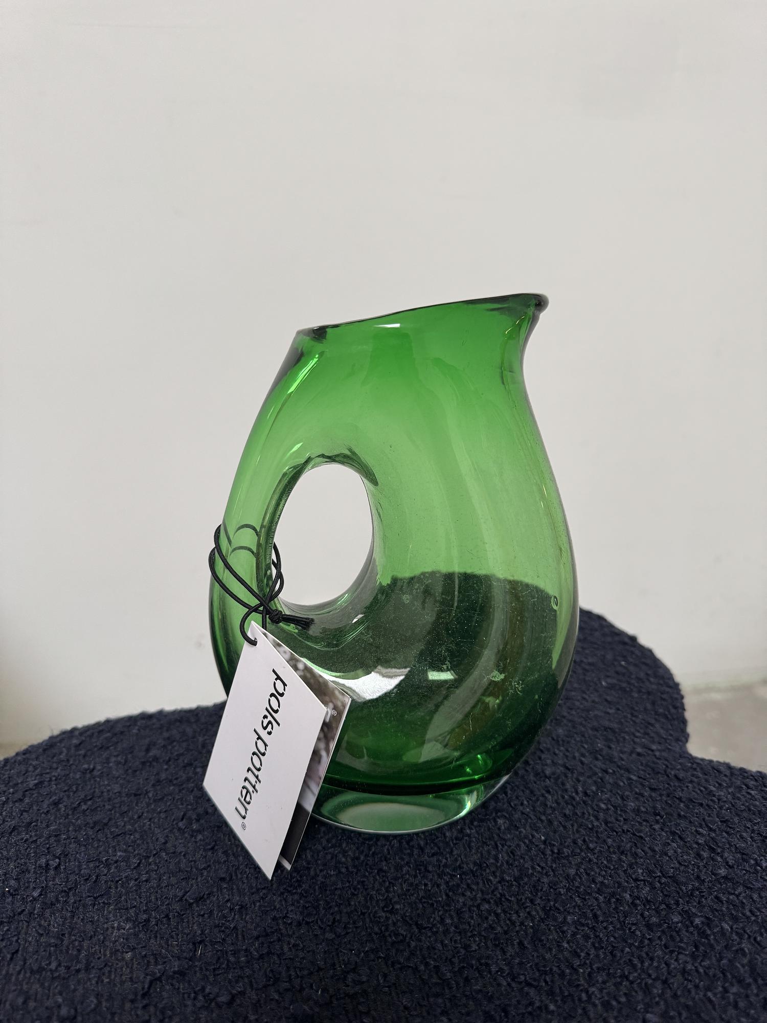 Pitcher Glass Green 2