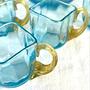 George Sand Liqueur set 1900s Turquoise 2