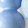 Sphere Vase L Ceramic Blue 1