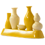 Shanghai Vase Porcelain Yellow 0