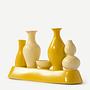 Shanghai Vase Porcelain Yellow 2