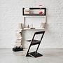 Fläpps Secretary Desk Black 80 x 80cm 5