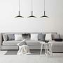 Lampone Type C LED Pendant Light Iron Black 2