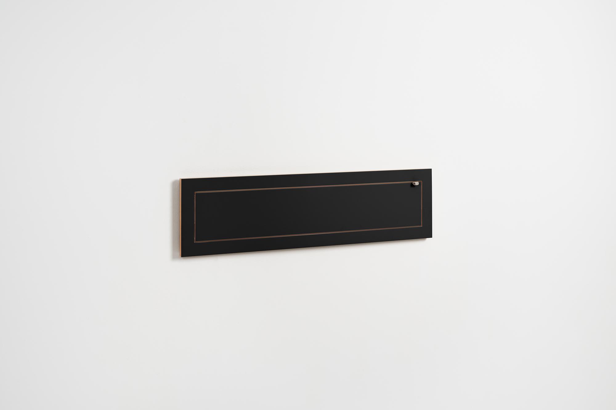 Fläpps Regal Schwarz 100 x 27cm 2