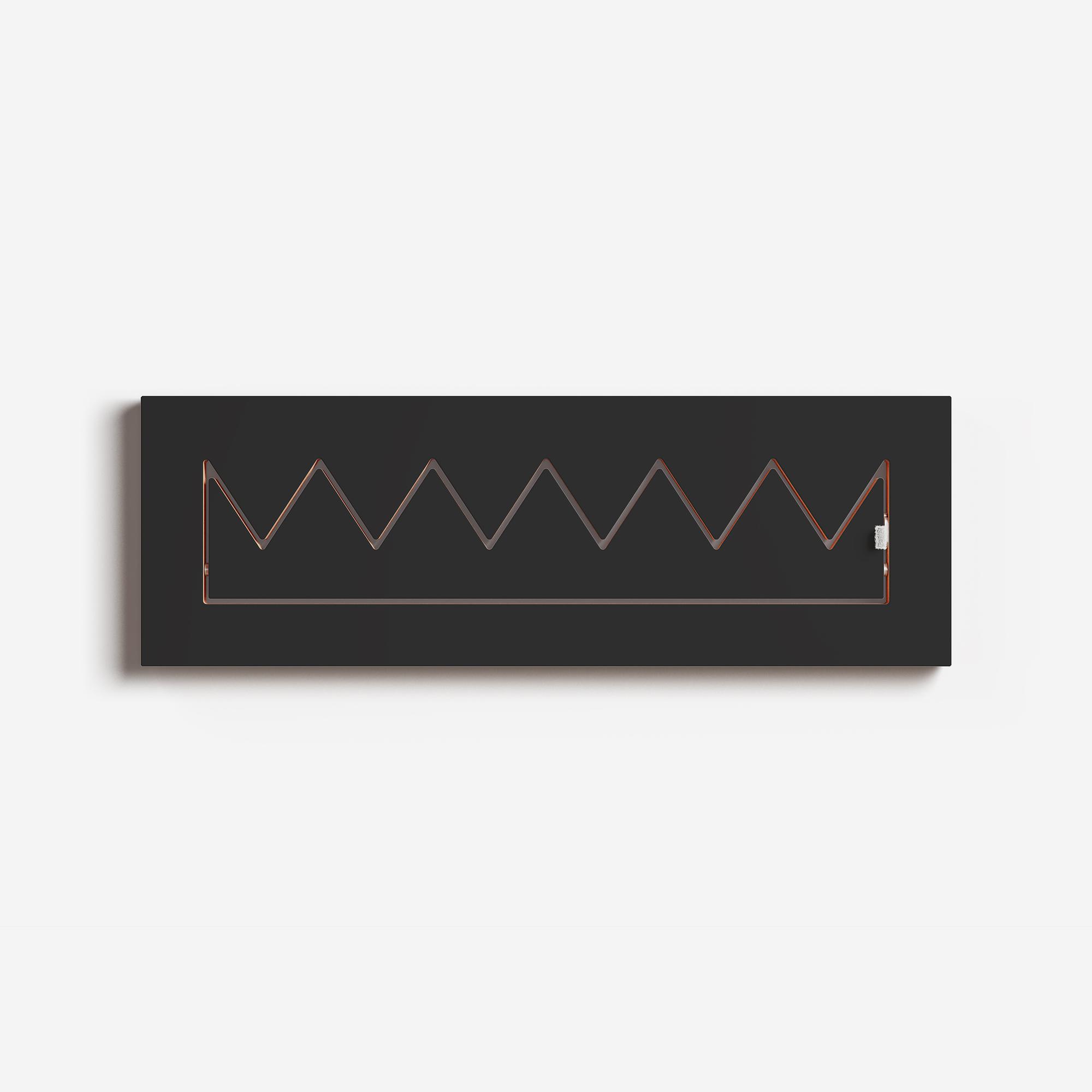 Fläpps Coat Rack Crownhäng Black 60 x 20cm 1