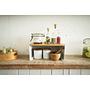 Tosca II Kitchen shelf Steel Ash White 3