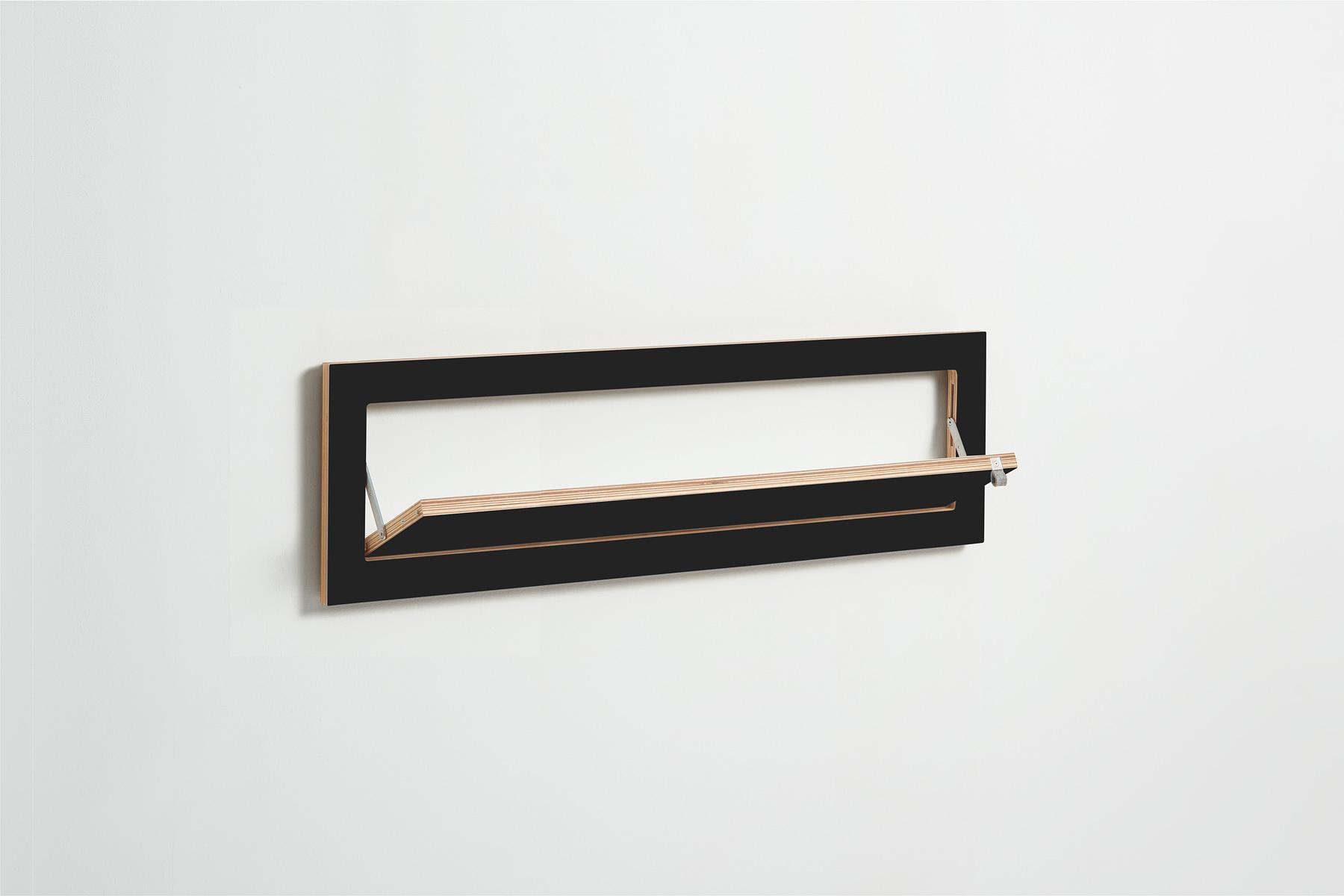 Fläpps Shoe Rack Black 100 x 27cm 1