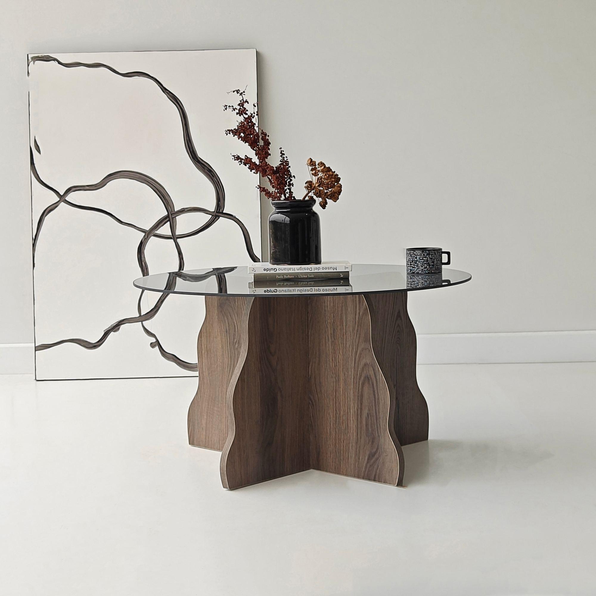 Butterfly Tisch Walnuss Rauch 1