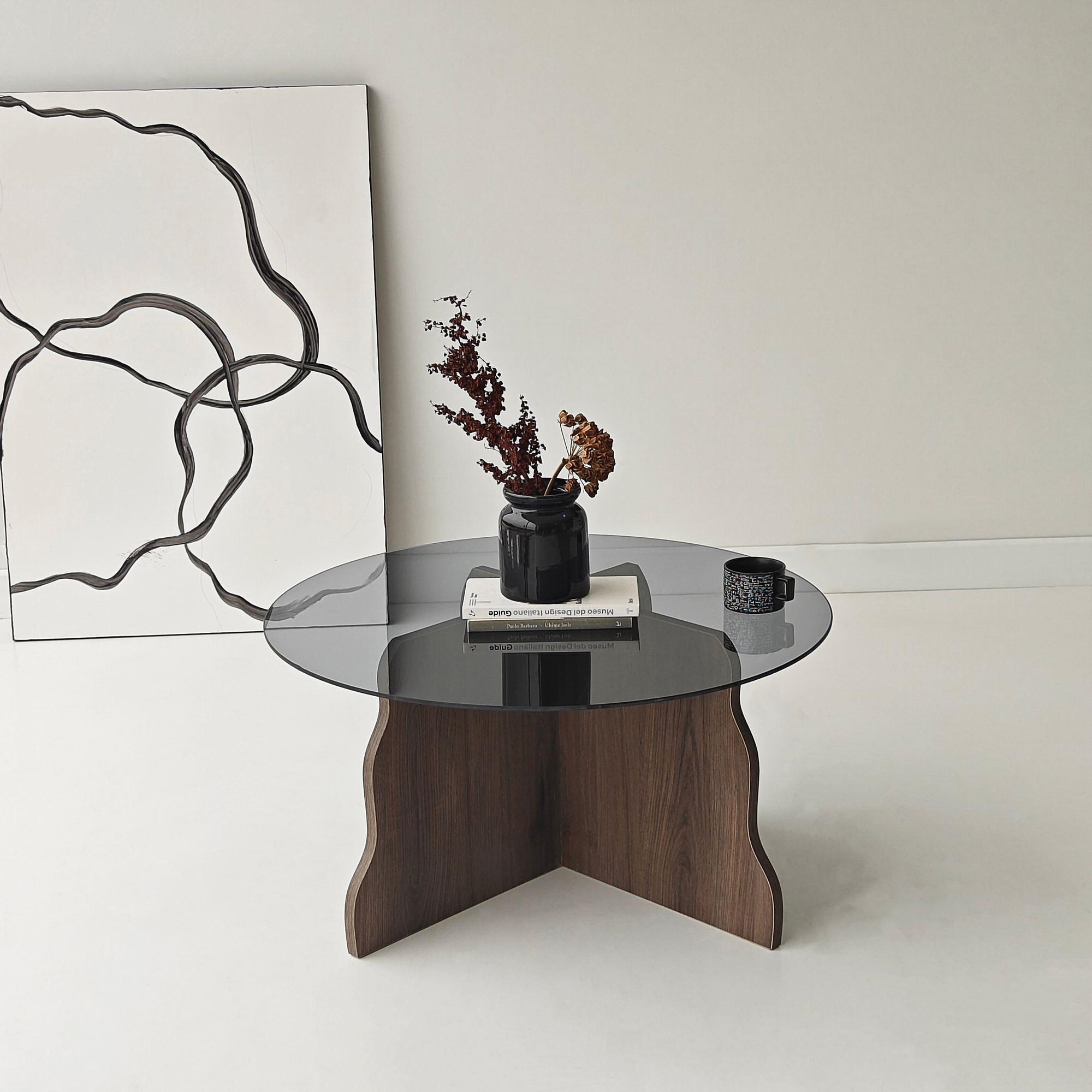 Butterfly Tisch Walnuss Rauch 2