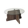 Butterfly Tisch Walnuss Transparent 0