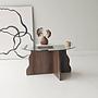Butterfly Table Walnut Transparent 6