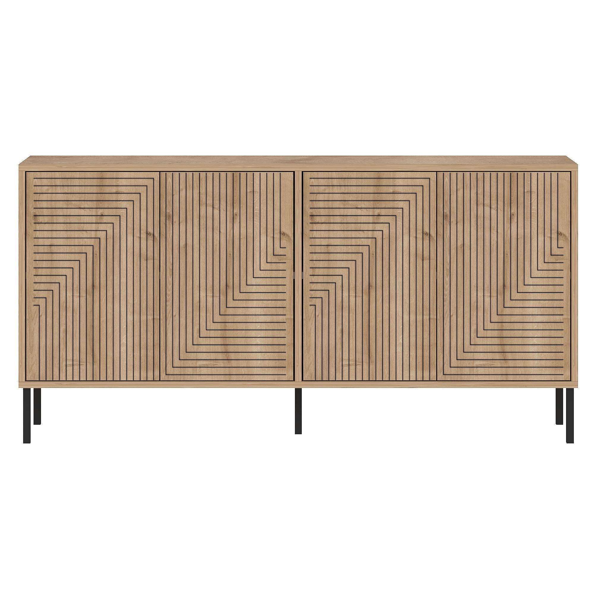 Evolet Schrank Saphir-Eiche Optik 4