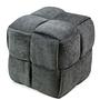 Knitting Hocker Grau 2