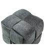 Knitting Hocker Grau 4