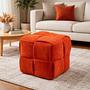 Knitting Hocker Orange 1
