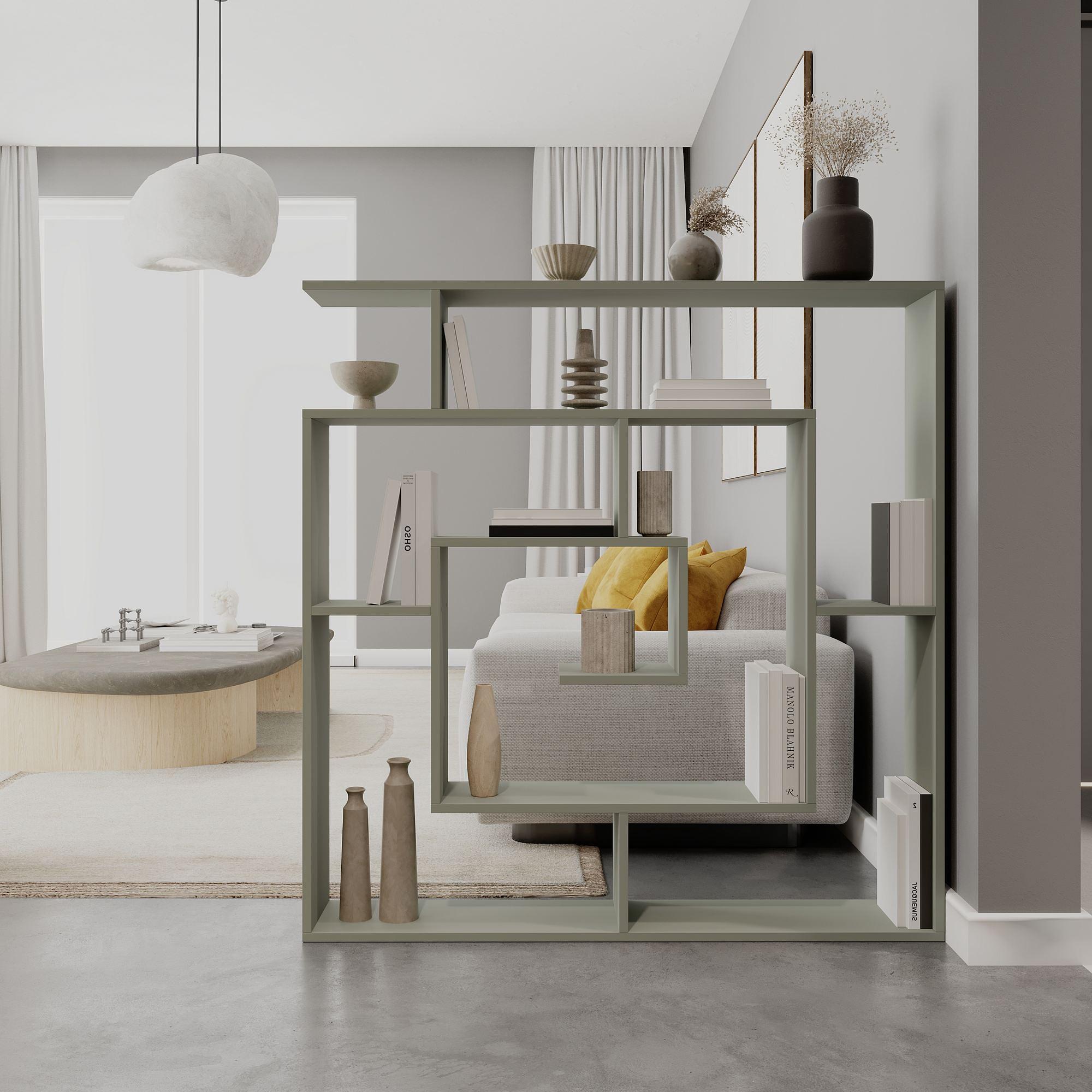 Labirent Shelf Ash Green 2