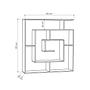 Labyrinth Shelf White 4