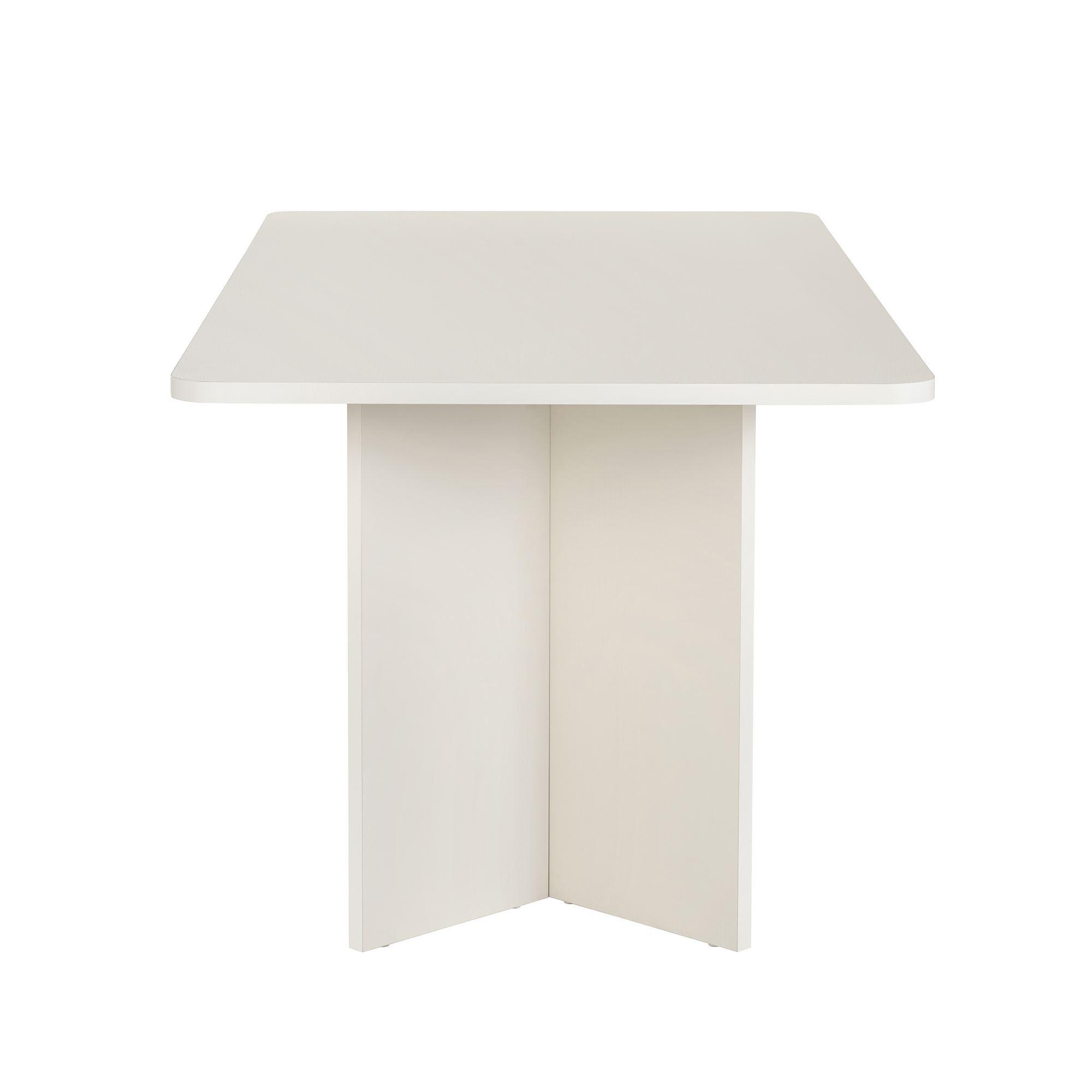 Linza Tisch Holz Weiß 6